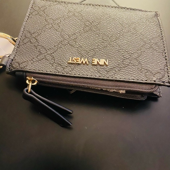 Nine West Black Key & Card Holder with Gold Details - Picture 5 of 5
